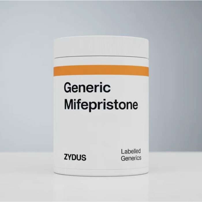 Generic mifepristone — Zydus (labelled generics)